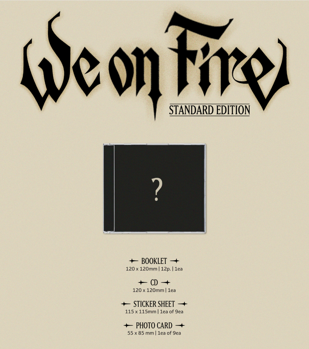 [PRE-ORDER] &TEAM - 『We on Fire』 STANDARD EDITION