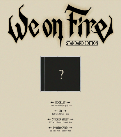 [PRE-ORDER] &TEAM - 『We on Fire』 STANDARD EDITION
