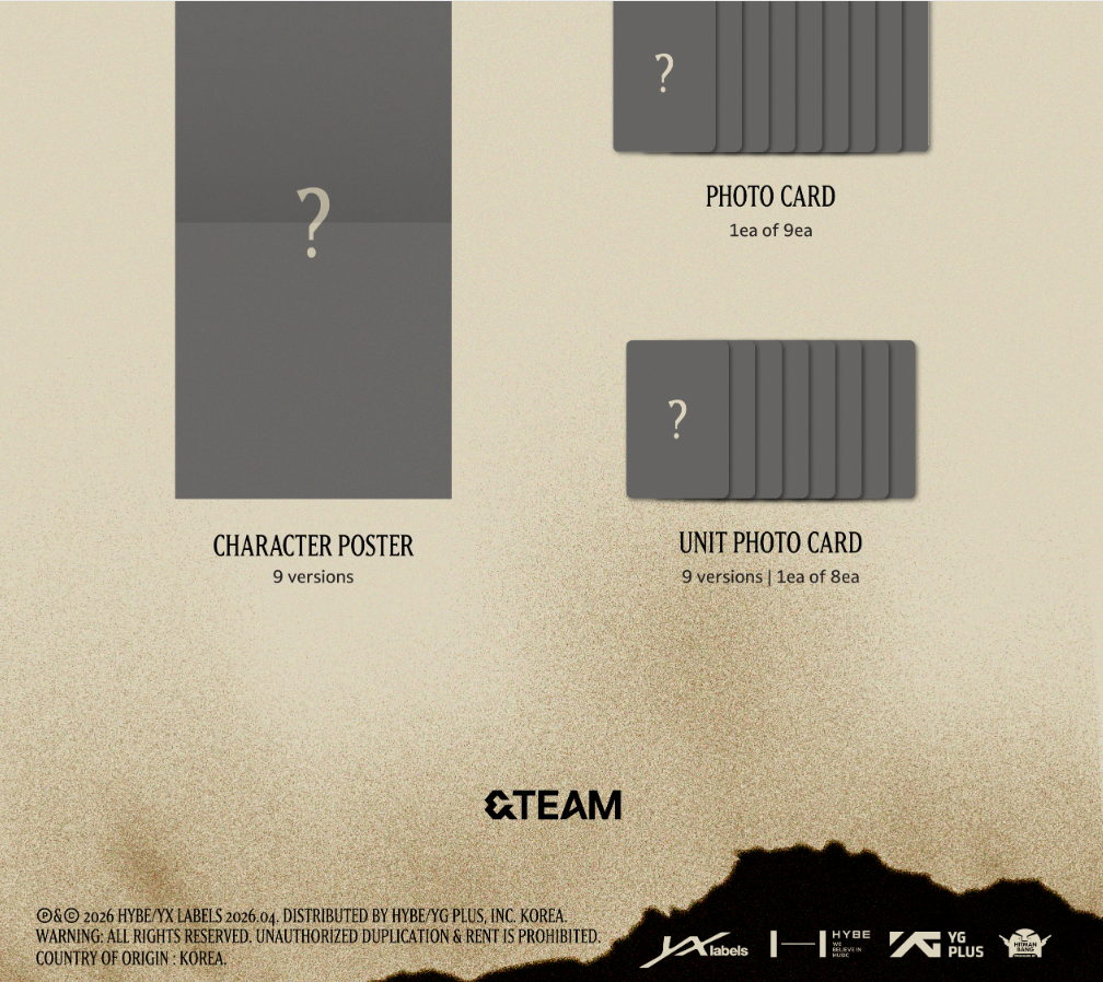 [PRE-ORDER] &TEAM - 『We on Fire』SOLO EDITION