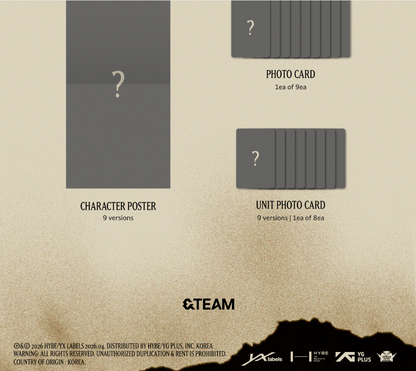 [PRE-ORDER] &TEAM - 『We on Fire』SOLO EDITION