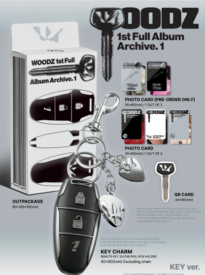 [PRE-ORDER] WOODZ -ARCHIVE.1 (Key Ver.) LIMITED EDITION