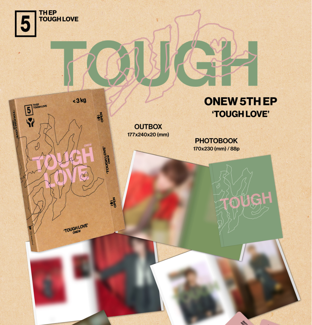 [PRE-ORDER] ONEW - TOUGH LOVE (BOOK Ver.)