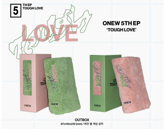 [PRE-ORDER] ONEW - TOUGH LOVE (TOWEL BOOK Ver.)