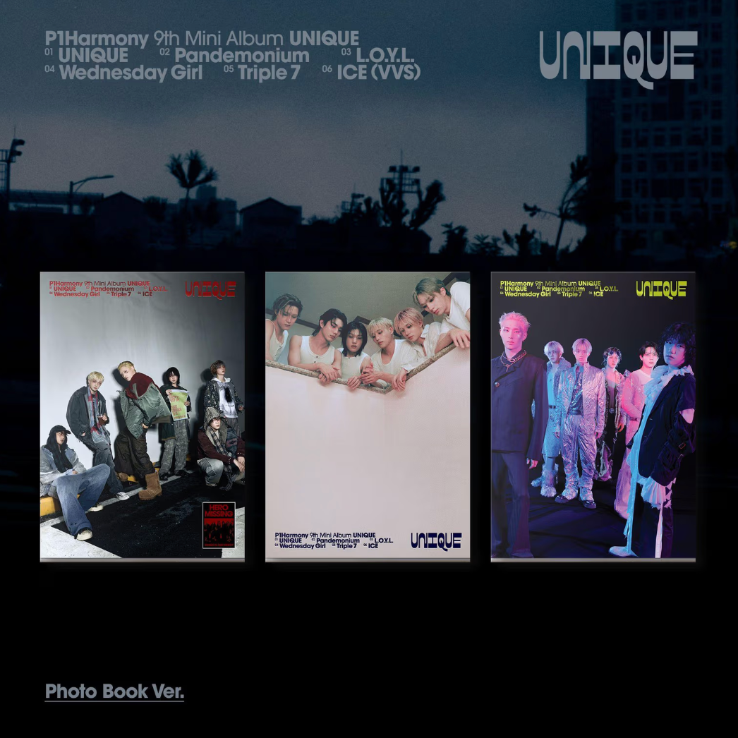 [PRE-ORDER] P1HARMONY - UNIQUE (Photobook Ver.)