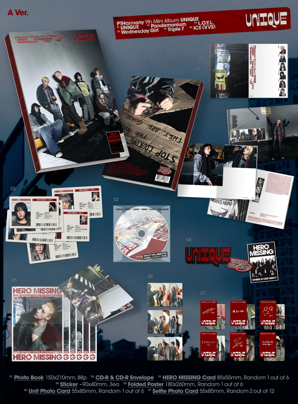 [PRE-ORDER] P1HARMONY - UNIQUE (Photobook Ver.)