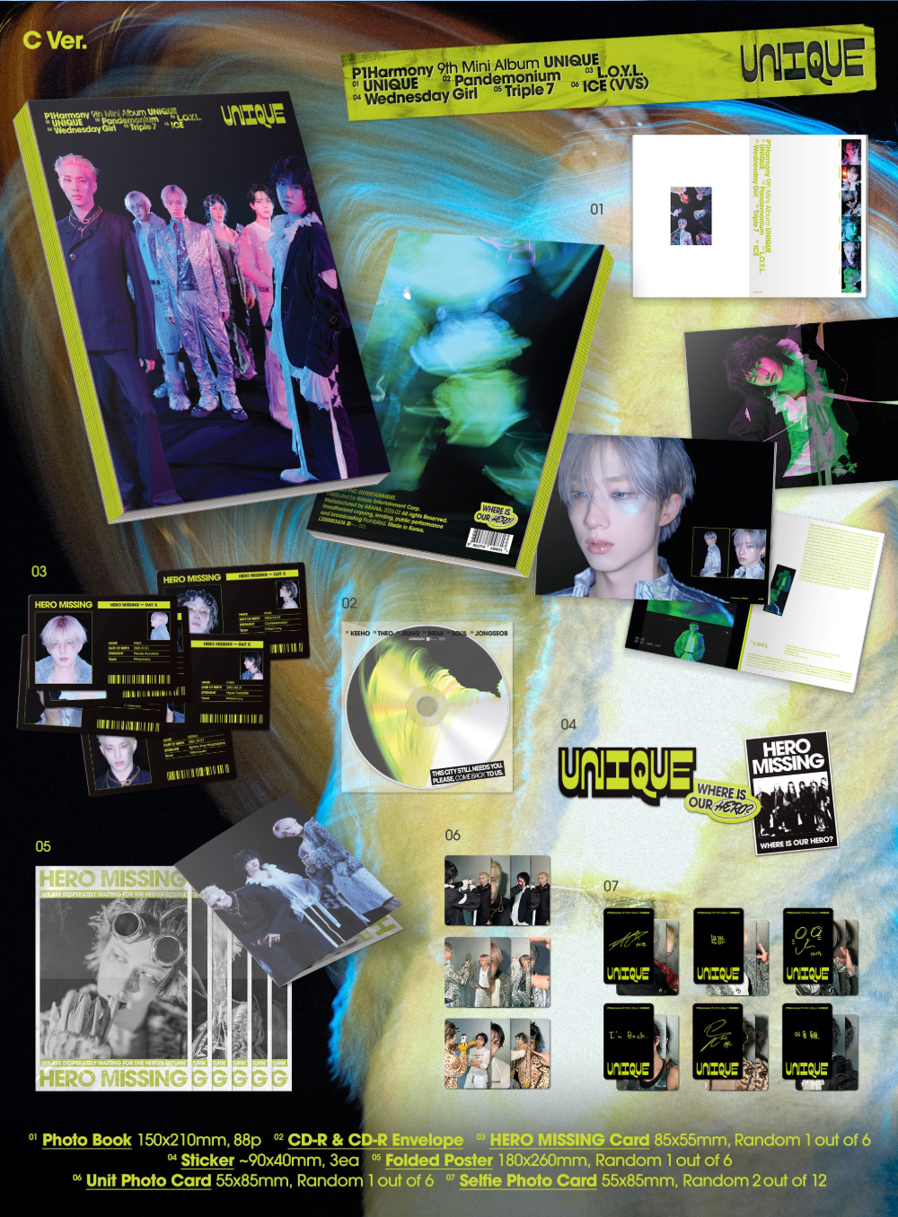 [PRE-ORDER] P1HARMONY - UNIQUE (Photobook Ver.)