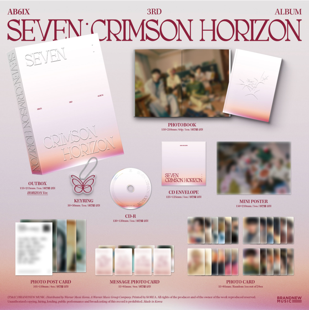 [PRE-ORDER] AB6IX -SEVEN : CRIMSON HORIZON (PHOTOBOOK VER.)