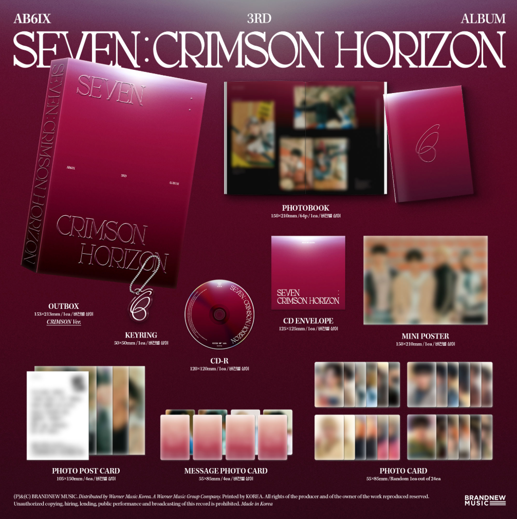 [PRE-ORDER] AB6IX -SEVEN : CRIMSON HORIZON (PHOTOBOOK VER.)