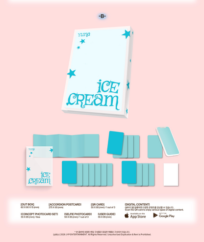[PRE-ORDER] YUNA (ITZY) - ICE CREAM (POCAALBUM)