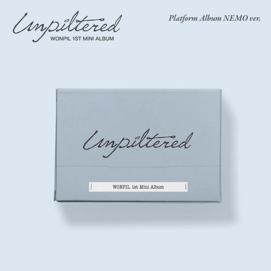 [PRE-ORDER] WONPIL (DAY6) - UNPILTERED (PLATFORM VER)