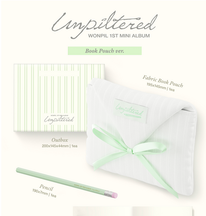 [PRE-ORDER] WONPIL (DAY6) - UNPILTERED (BOOK POUCH)