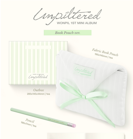 [PRE-ORDER] WONPIL (DAY6) - UNPILTERED (BOOK POUCH)