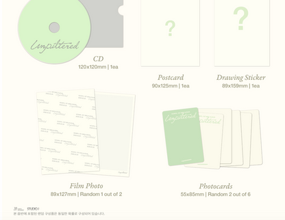 [PRE-ORDER] WONPIL (DAY6) - UNPILTERED (BOOK POUCH)