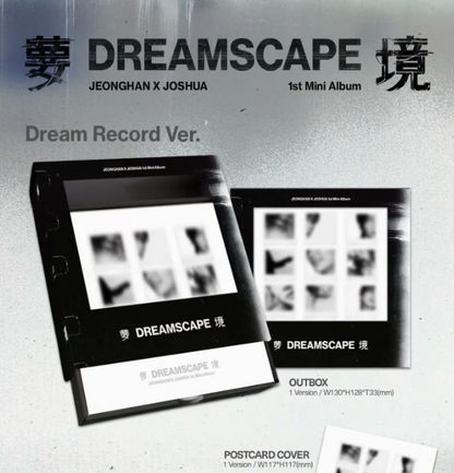 [PRE-ORDER] JEONGHANXJOSHUA (SEVENTEEN) 1st Mini Album ‘DREAMSCAPE' Dream Record Ver.