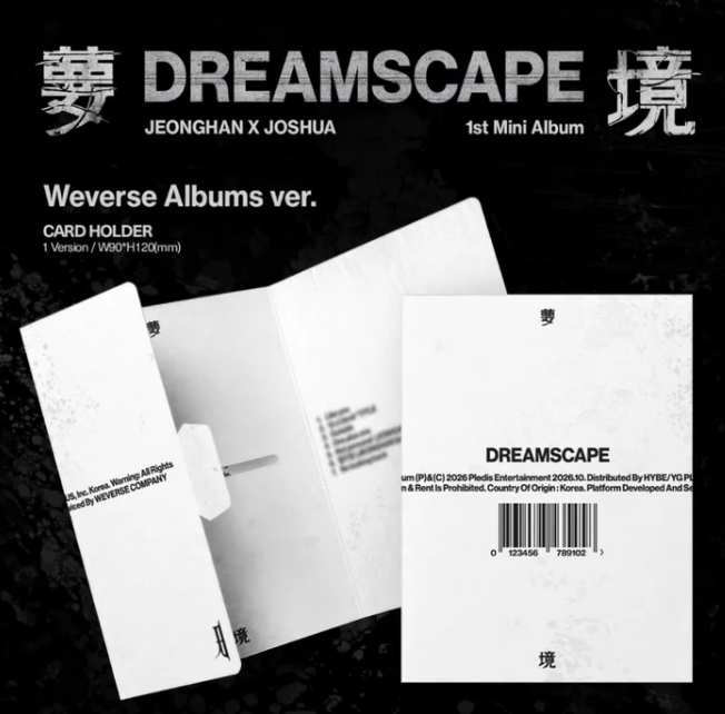 [PRE-ORDER] JEONGHANXJOSHUA (SEVENTEEN) 1st Mini Album ‘DREAMSCAPE' Weverse Albums ver.