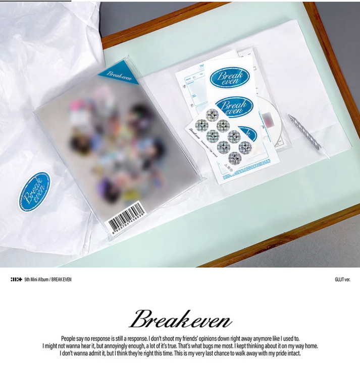 [PRE-ORDER ] ILLIT - BREAK EVEN PHOTO (GLLIT VER)