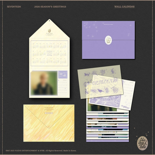 [PRE ORDER] SEVENTEEN [2026 WALL CALENDAR]