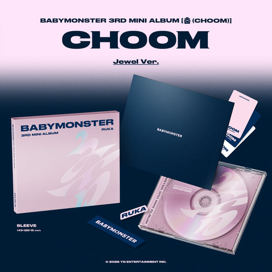 [PRE-ORDER] BABYMONSTER 3rd MINI ALBUM [춤 (CHOOM)] - JEWEL VER.