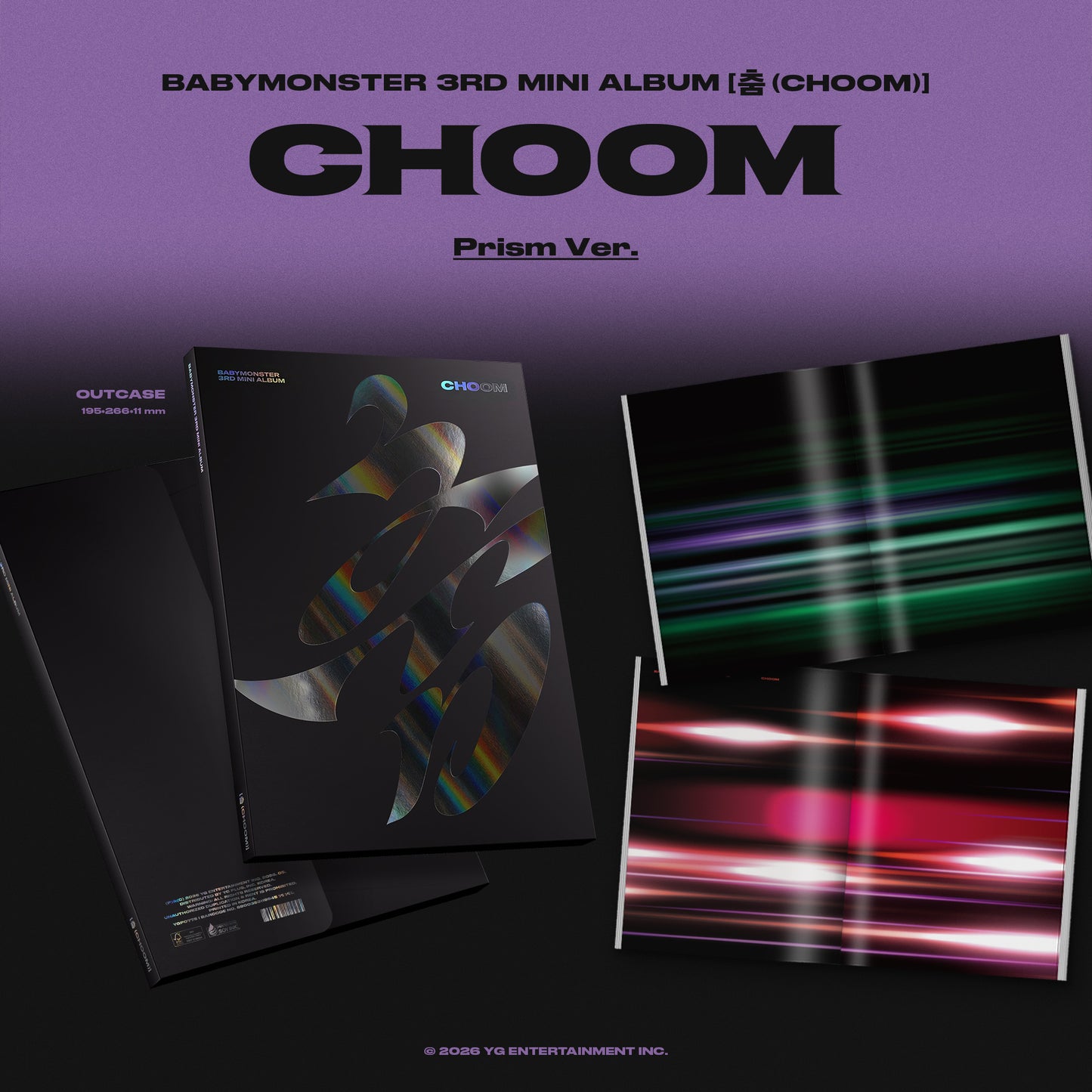[PRE-ORDER] BABYMONSTER 3rd MINI ALBUM- [춤 (CHOOM)]