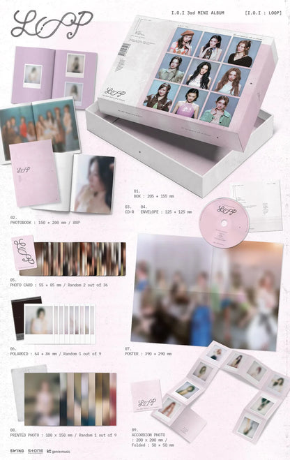 [PRE-ORDER] I.O.I 3rd MINI ALBUM [I.O.I : LOOP]  - Random Ver.