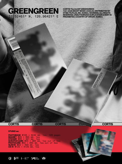 [PRE-ORDER] CORTIS  - GREENGREEN (P.O.B MAKESTAR)