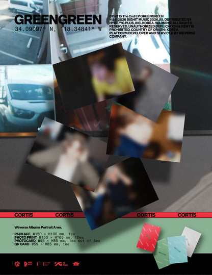CORTIS - GREENGREEN (WEVERSE ALBUM + P.O.B MAKESTAR)