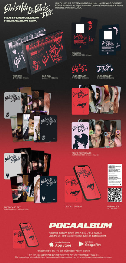 ITZY- GIRLS WILL BE GRILS POCA ALBUM
