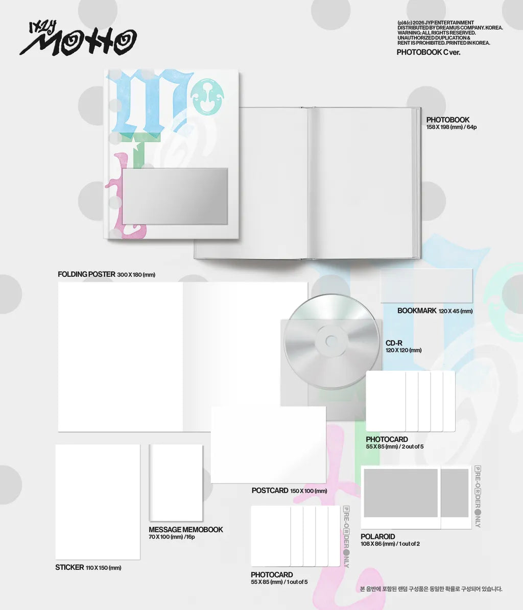 [PRE-ORDER] ITZY - MOTTO (PHOTOBOOK VER) - Ver.Random