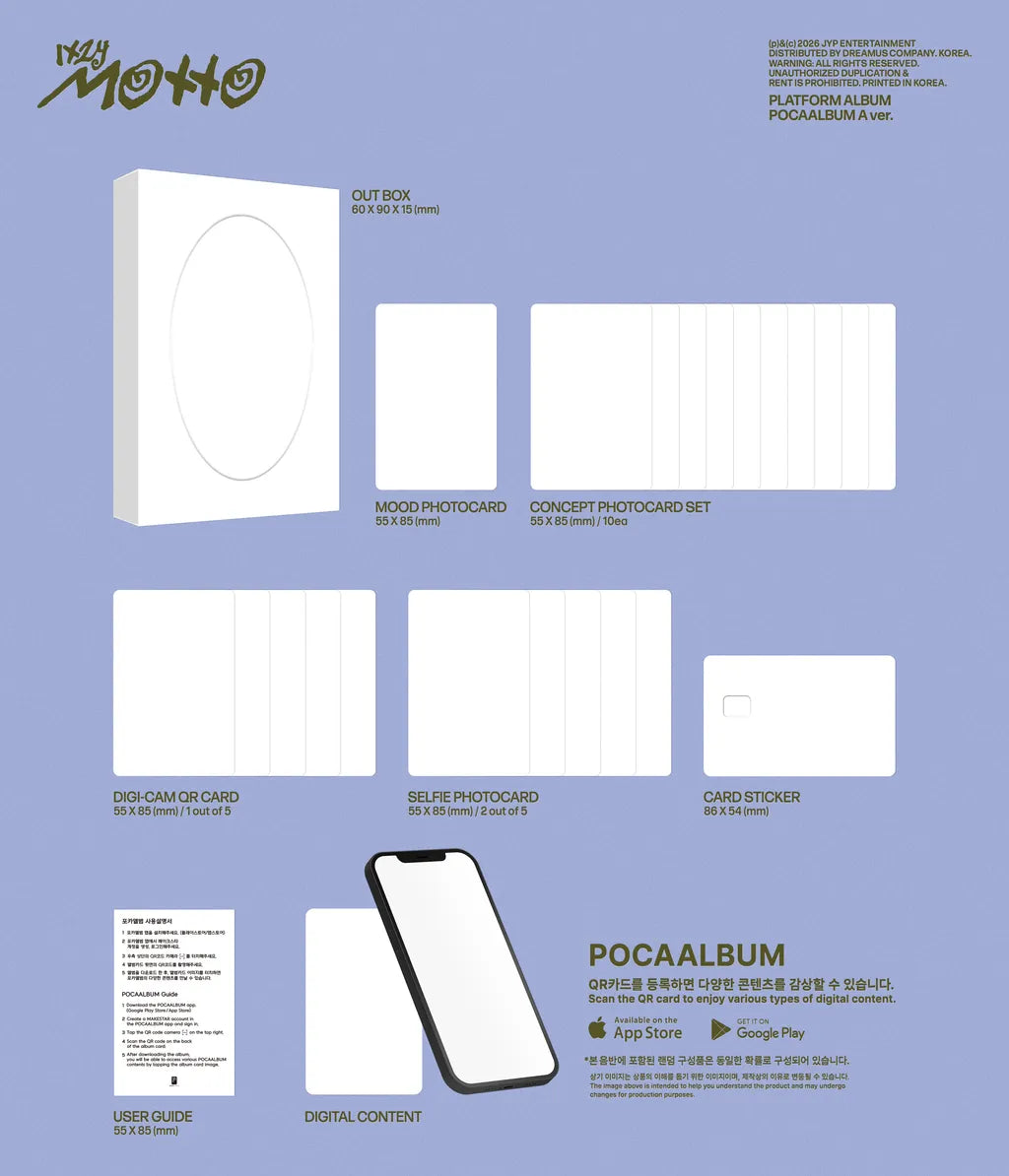 [PRE-ORDER] ITZY - MOTTO (POCAALBUM) - Random Ver.