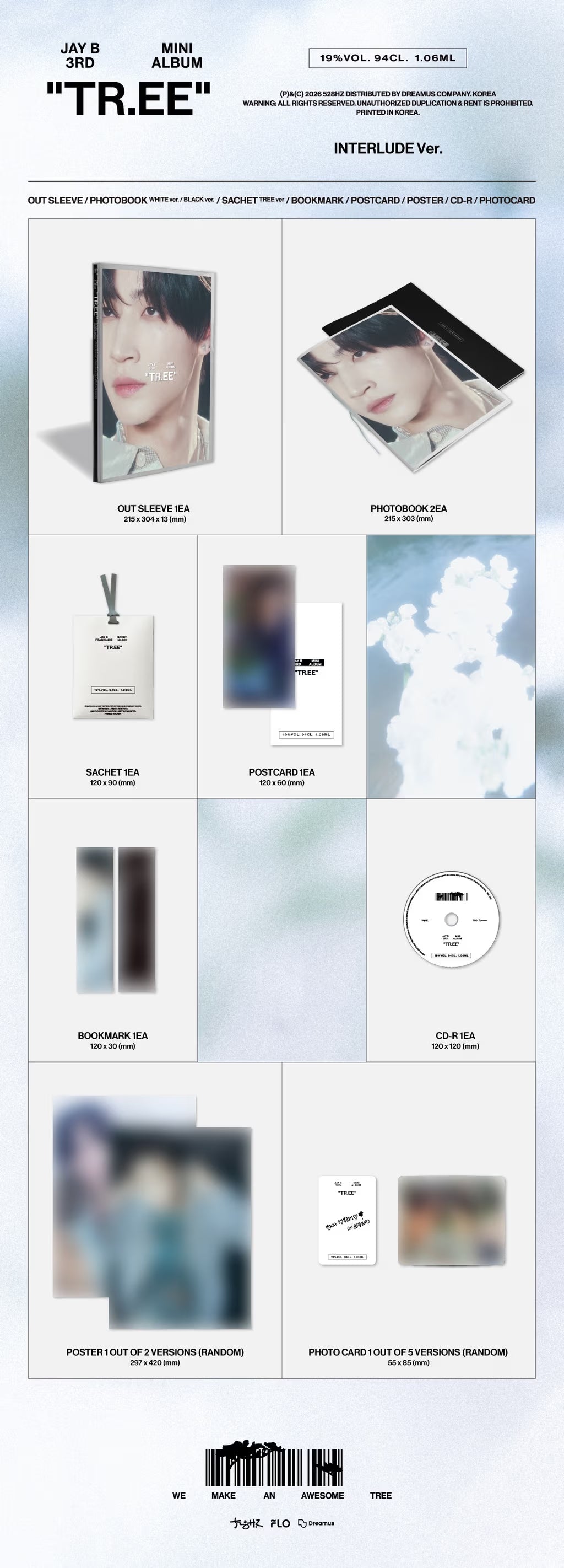 JAY B 3rd MINI ALBUM [TR.EE] (INTERLUDE Ver.)
