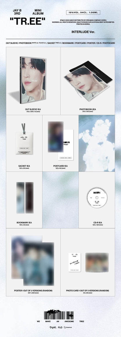 JAY B 3rd MINI ALBUM [TR.EE] (INTERLUDE Ver.)