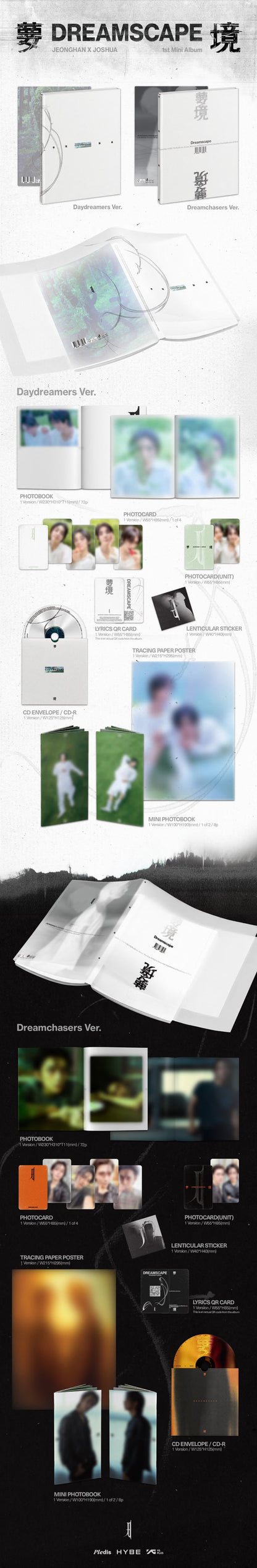 [PRE-ORDER]  JEONGHANXJOSHUA (SEVENTEEN) 1st Mini Album ‘DREAMSCAPE' Standard Ver.