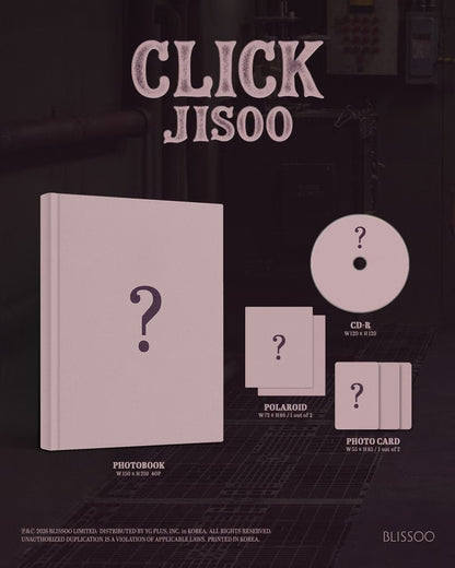 [PRE-ORDER] JISOO Single Album [CLICK] PHOTOBOOK VER.
