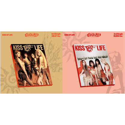 [PRE-ORDER] KISS OF LIFE 3rd Single [SWEAT] (HEAT VER & BURN)