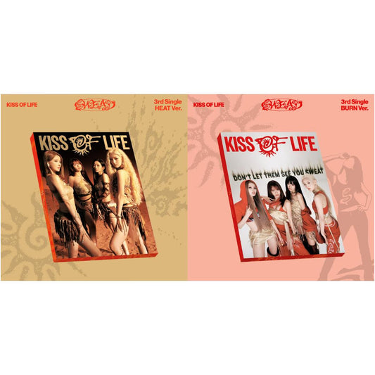 [PRE-ORDER] KISS OF LIFE 3rd Single [SWEAT] (HEAT VER & BURN)