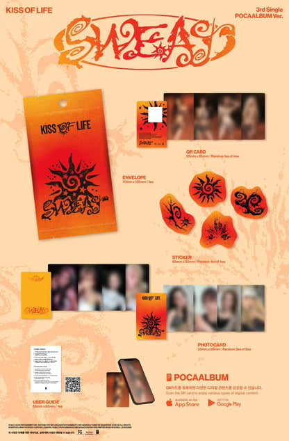 [PRE-ORDER] KISS OF LIFE 3rd Single [SWEAT] (POCAALBUM Ver.)