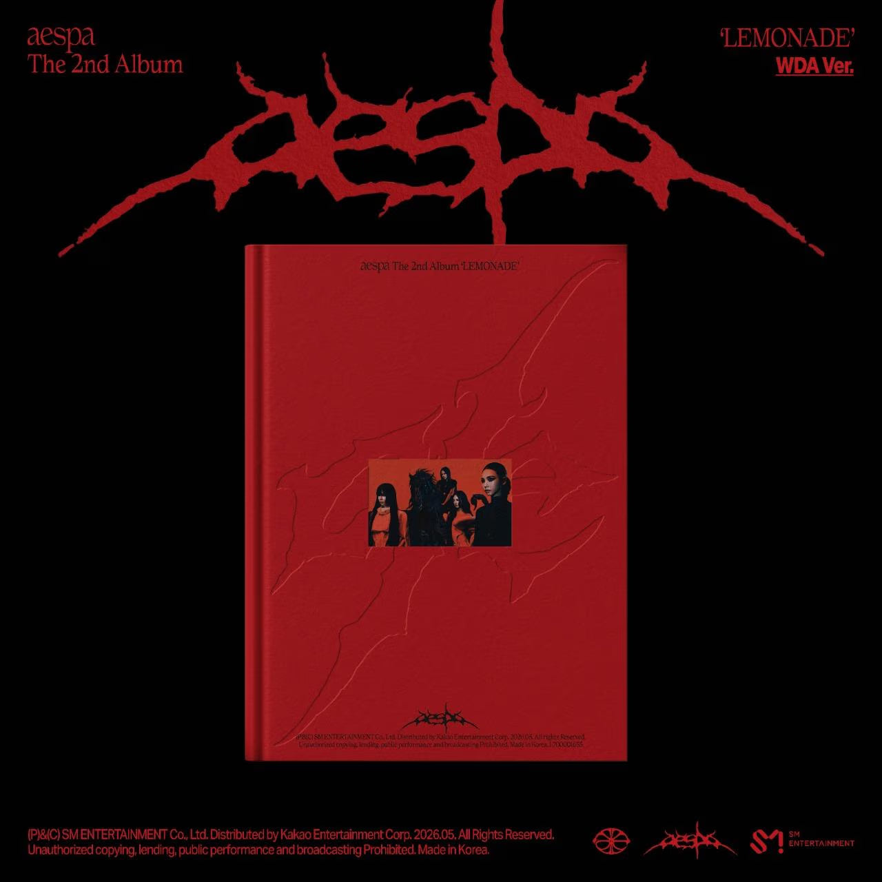 Aespa 2nd Full Album [LEMONADE] (WDA Ver.)