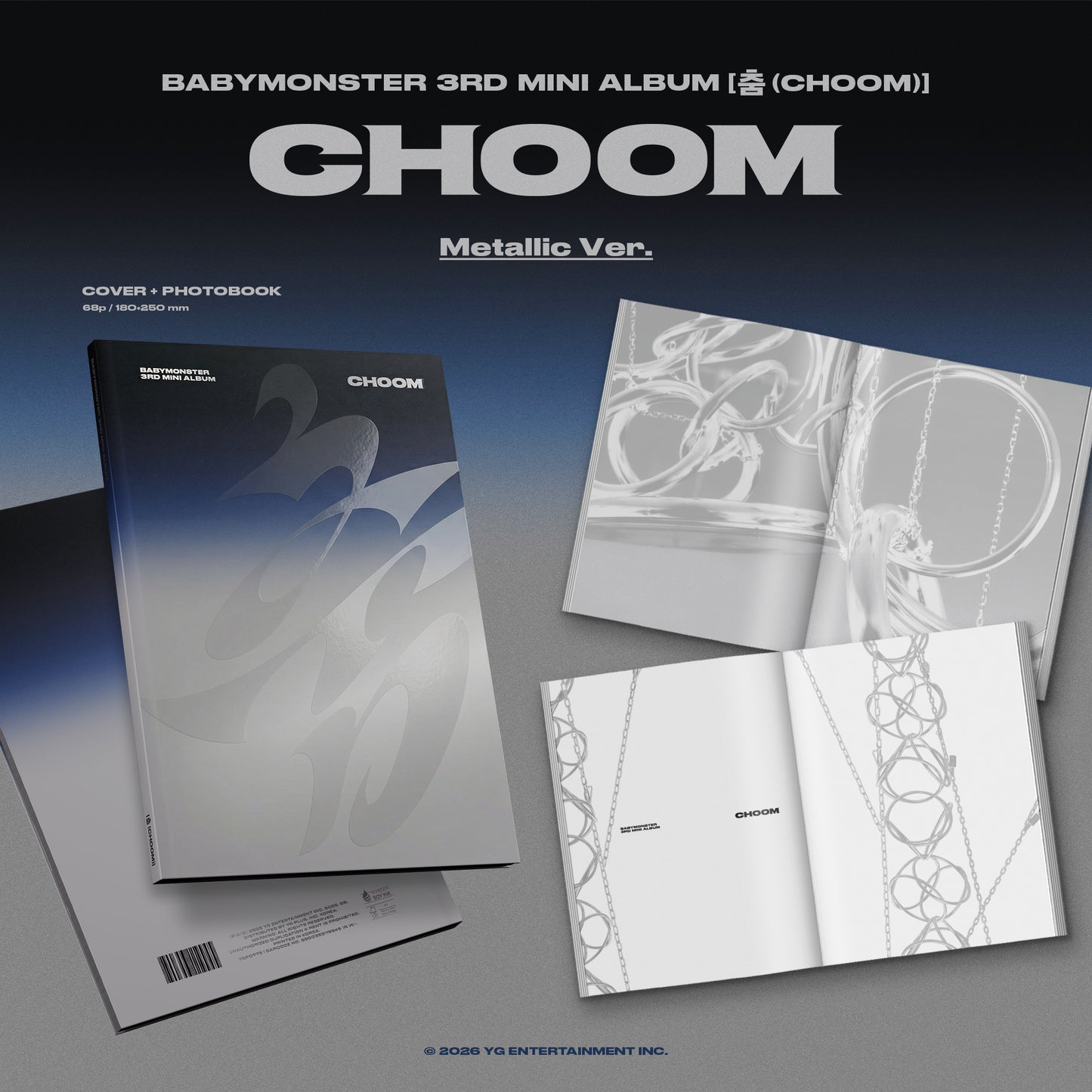 [PRE-ORDER] BABYMONSTER 3rd MINI ALBUM- [춤 (CHOOM)]