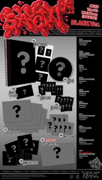 NEXZ 4th Mini Album [SAUCIN'] (Dos versiones random)