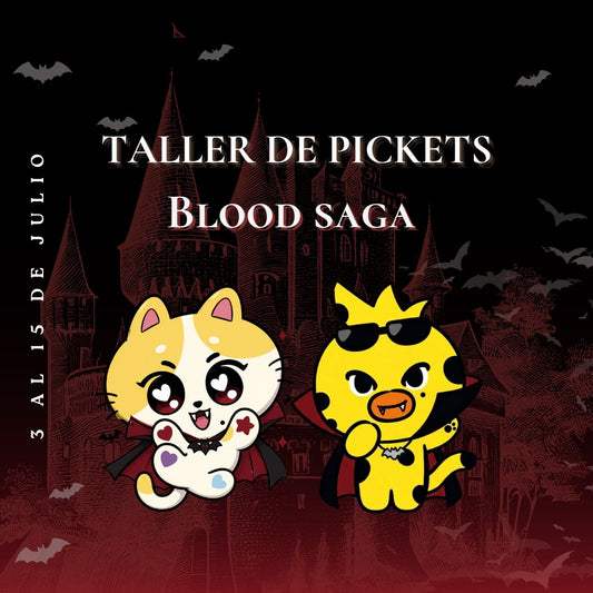 PREVENTA TALLER DE PICKETS BLOOD SAGA 13 DE JULIO