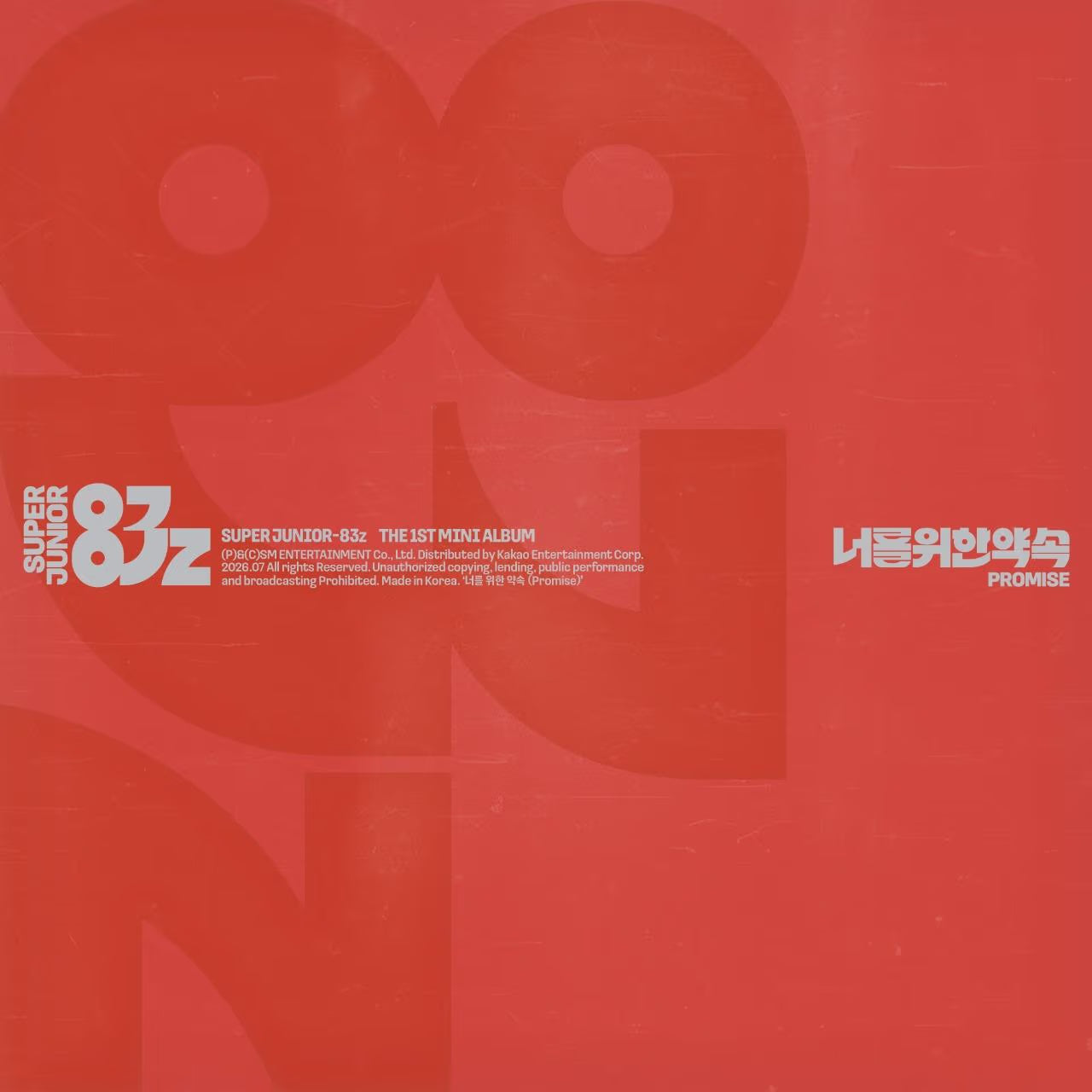 [PRE-ORDER]  SUPER JUNIOR-83z 1st Mini Album [Promise] (Photobook Ver.)