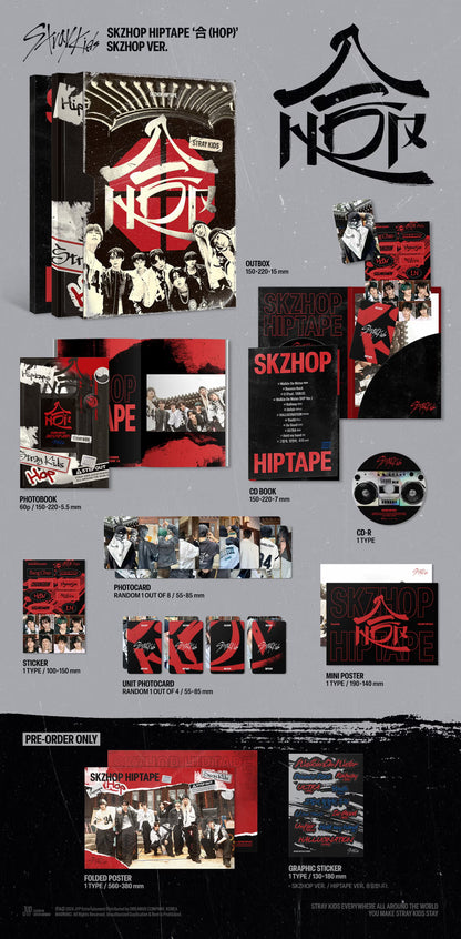 Stray Kids-  SKZHOP HIPTAPE [合 (HOP)] (SKZHOP VER.)