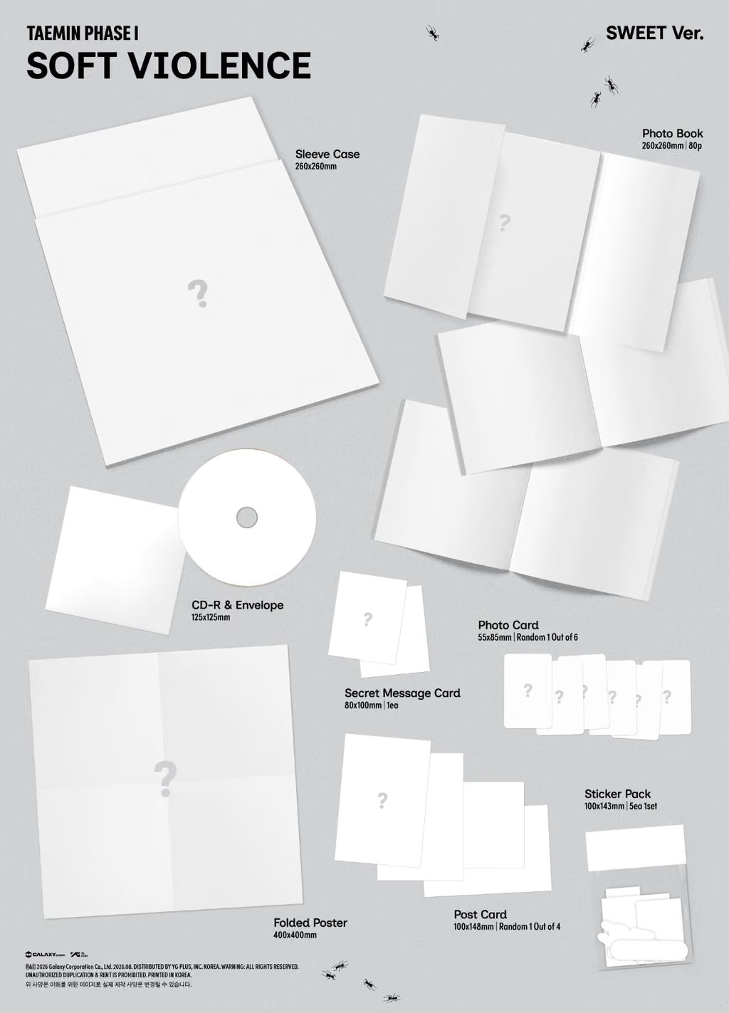 [PRE-ORDER] TAEMIN PHASE I : Soft Violence (PHOTO BOOK Ver.)  (Dos versiones random)