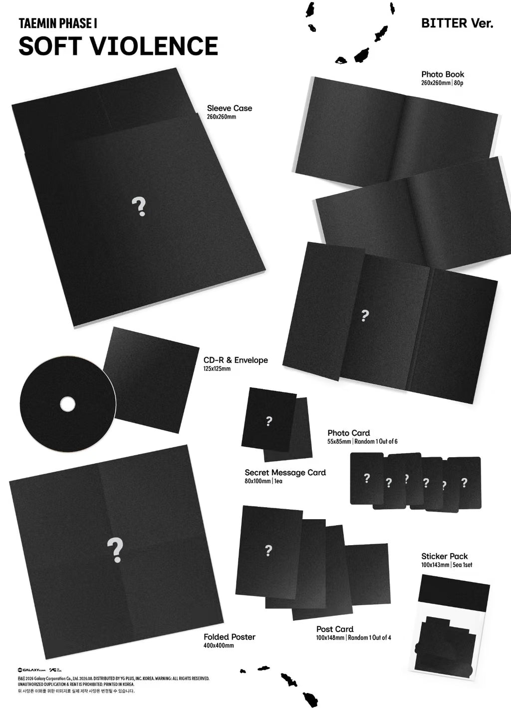 [PRE-ORDER] TAEMIN PHASE I : Soft Violence (PHOTO BOOK Ver.)  (Dos versiones random)