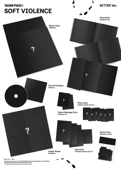 [PRE-ORDER] TAEMIN PHASE I : Soft Violence (PHOTO BOOK Ver.)  (Dos versiones random)