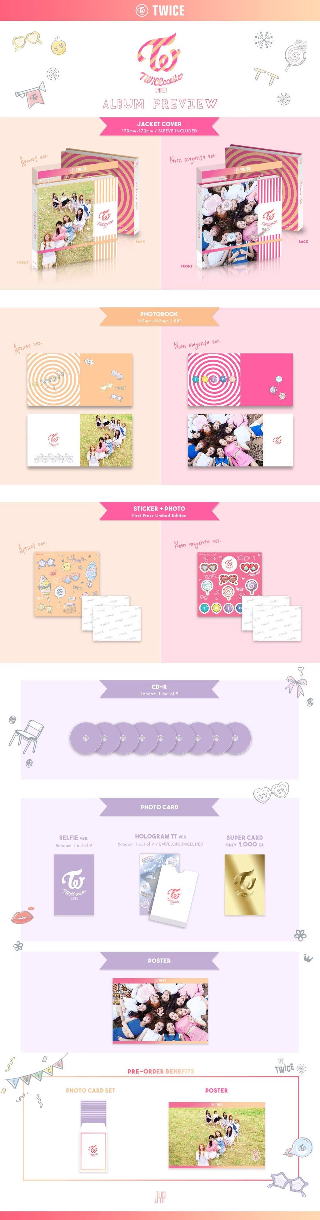 Twice Mini Album Vol. 3 TwiceCoaster : Lane 1
