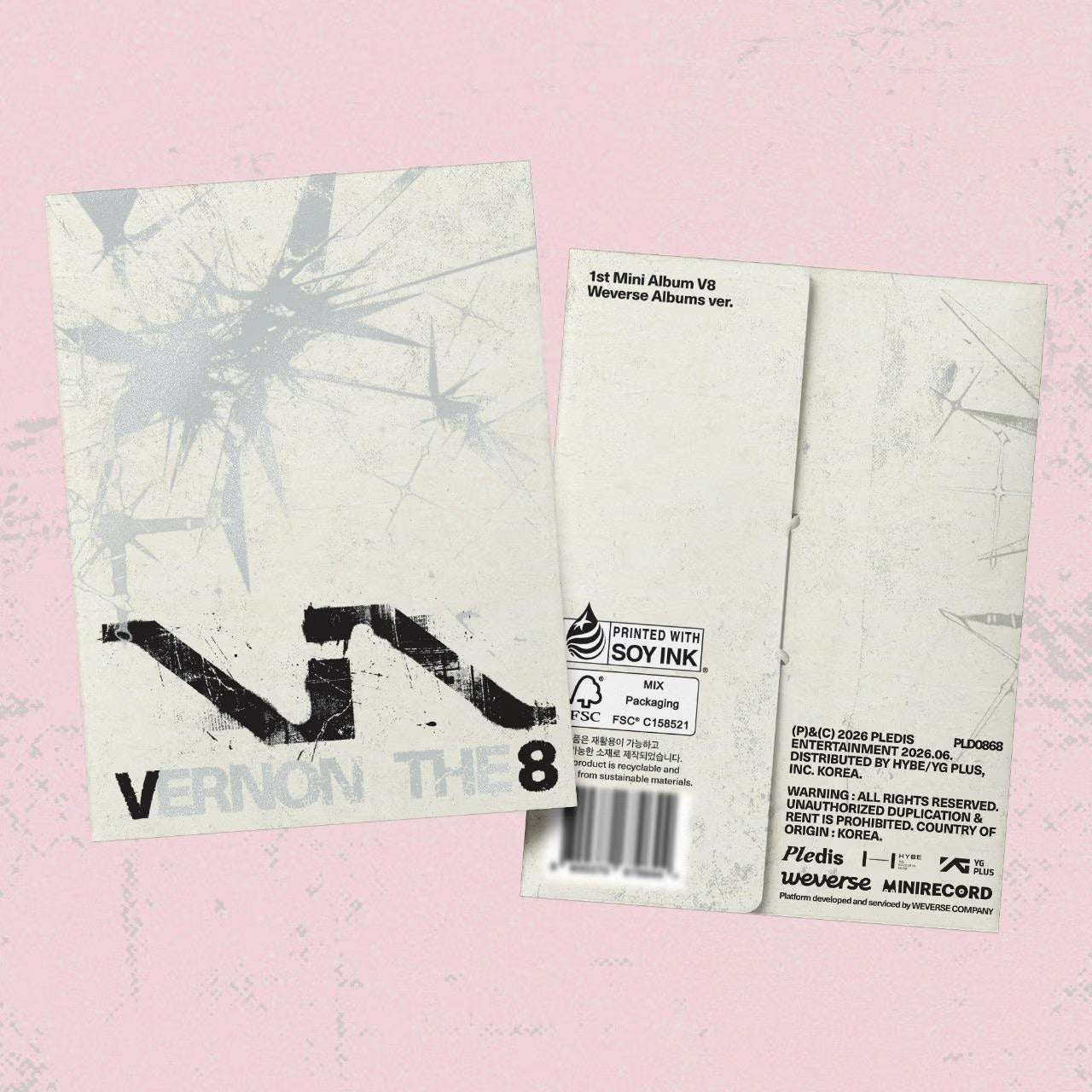 V8 (SEVENTEEN) 1st Mini Album 'V8' Weverse Albums ver.
