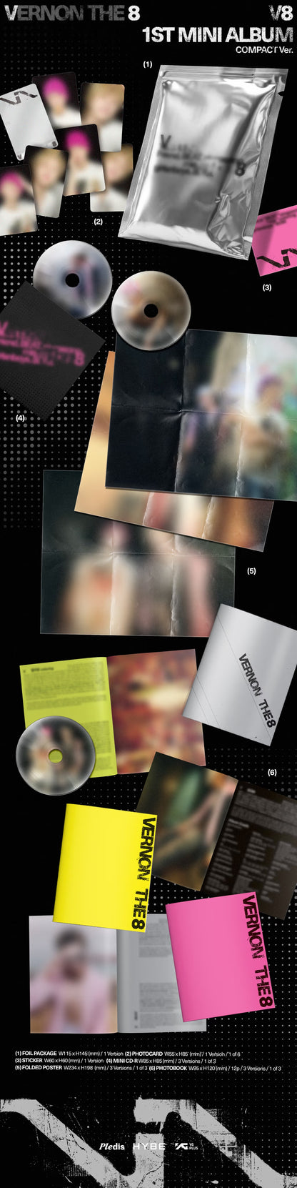 V8 (SEVENTEEN) 1st Mini Album 'V8' Compact Ver.