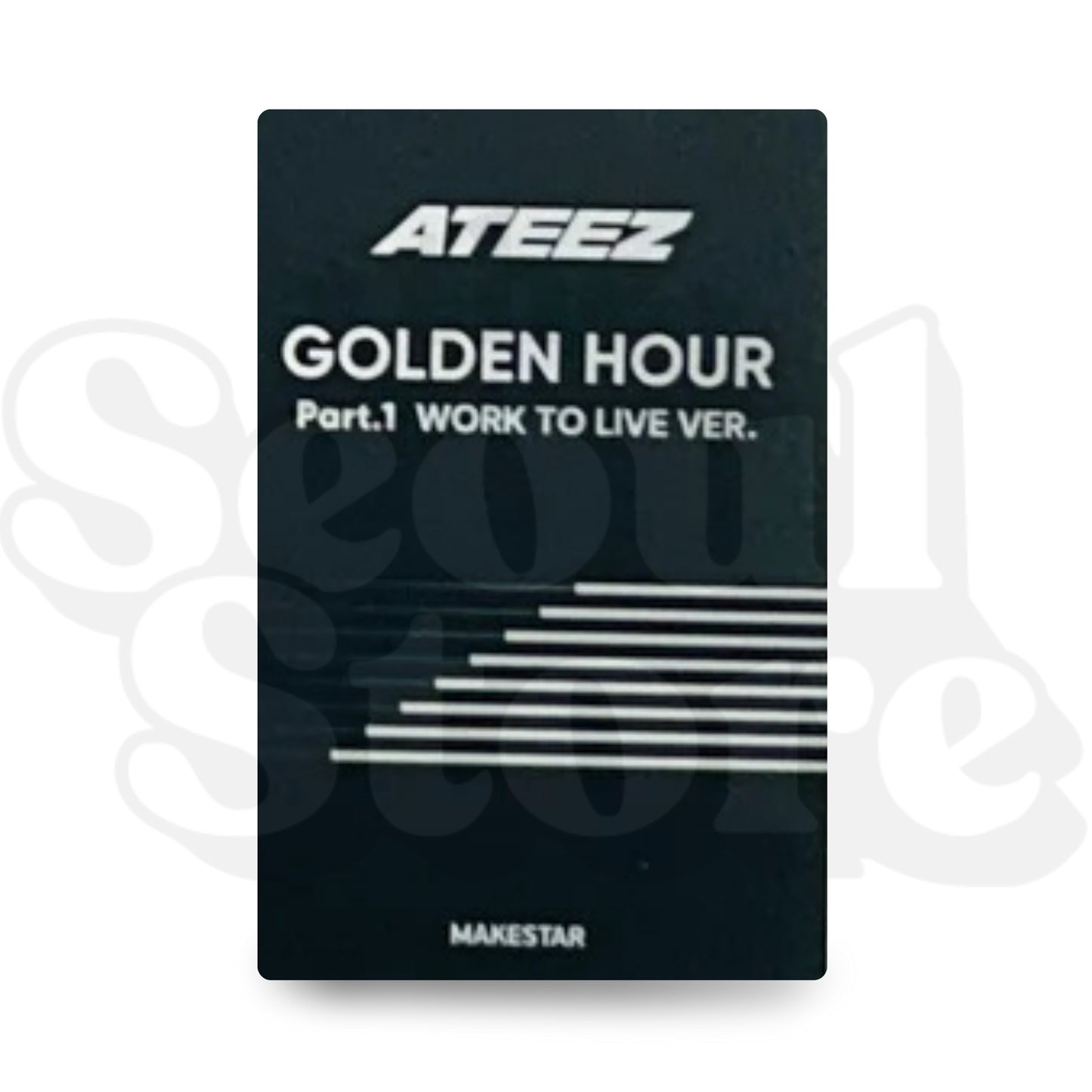 Photocard Ateez Work to Live