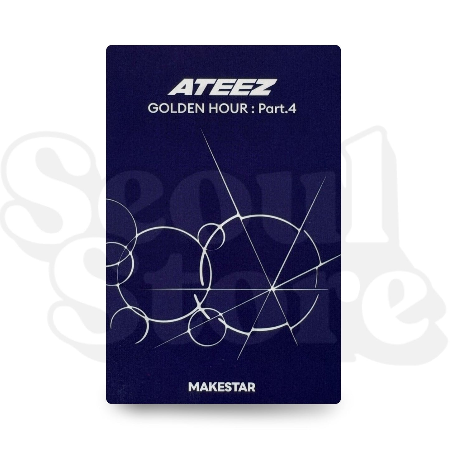 Photocard Ateez Golden Hour Part 4